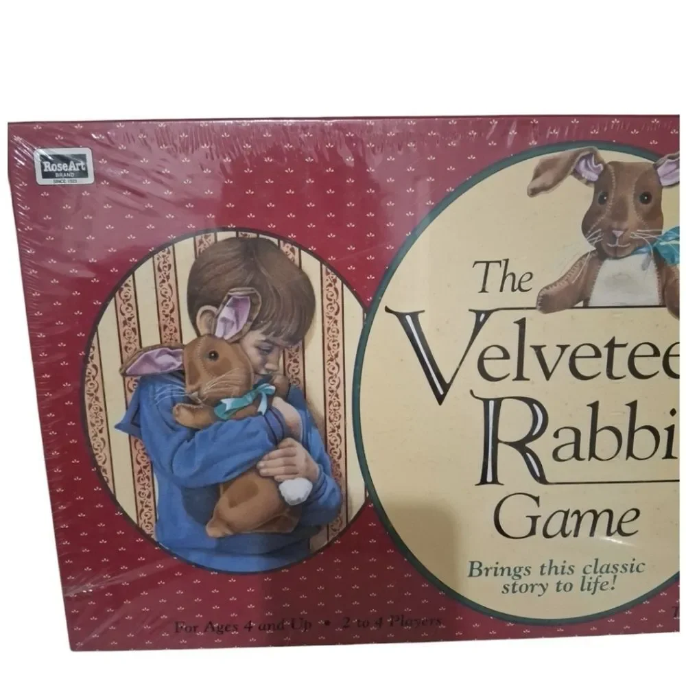 The Velveteen Rabbit Board Game Vintage 1994 Rose Art